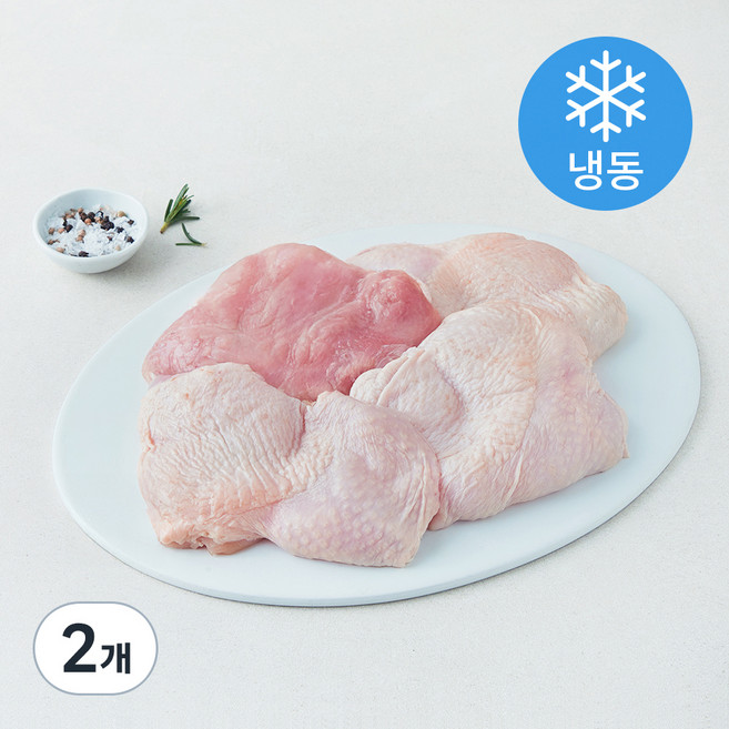 브라질산 미트코리아 닭다리살 순살 소분컷 (냉동), 1kg, 2개
