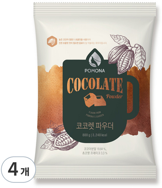포모나 코코렛파우더, 800g, 1개입, 4개