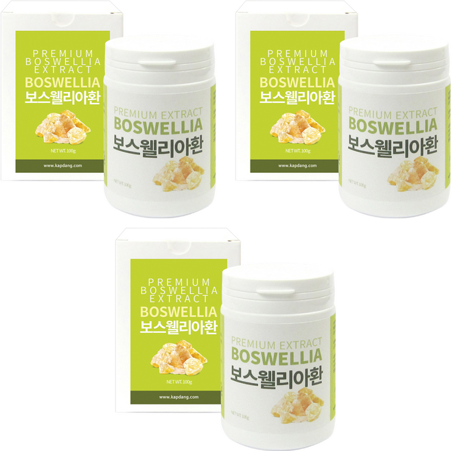 갑당약초 보스웰리아환 고급형, 100g, 3개