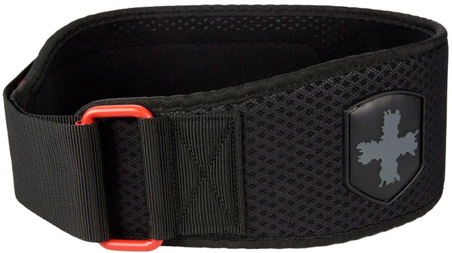 하빈져 남성용 헥스코어 벨트 벨크로 타입, 레드, 350g