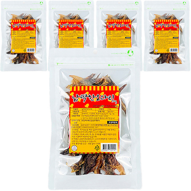 엠수산 납딱한 오다리, 5개, 70g