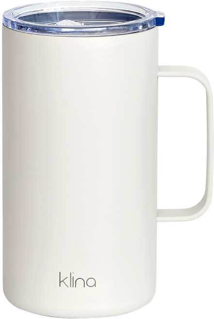 클리나 이지 머그 텀블러, 크림, 710ml, 1개