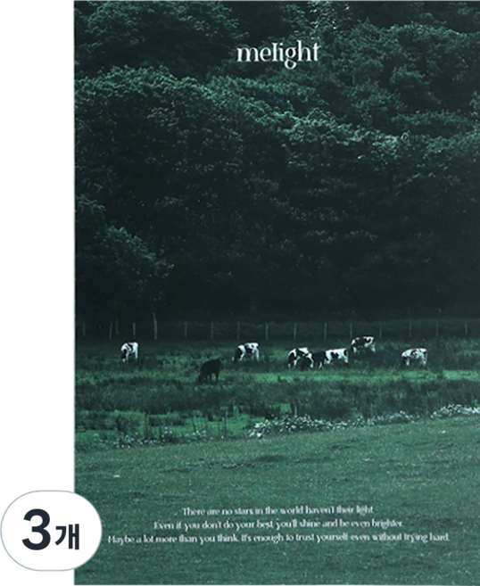 워너디스 미라이트 모눈 노트, 04 다크 포레스트, 3개