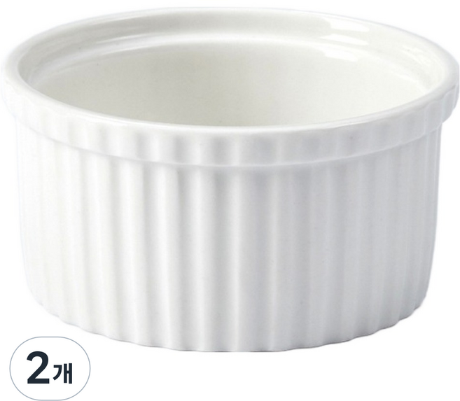 해피정 코리아 소스볼 레미킨 대 130ml, 화이트, 2개