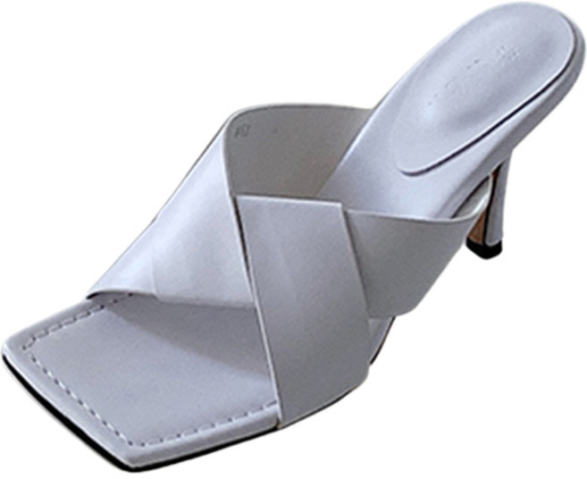 여성용 애마필드 슬리퍼 힐 샌들 C131_H174