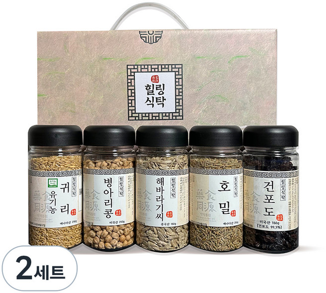 힐링식탁 건강채움 4호 5종 선물세트, 2세트