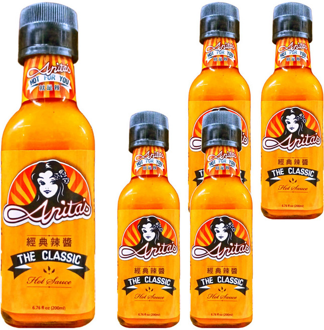 Anita's 安妮塔 經典美墨辣醬, 200ml, 5瓶
