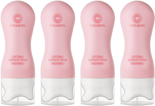리르 콜라겐 리프팅 괄사 마사지 크림, 120g, 4개