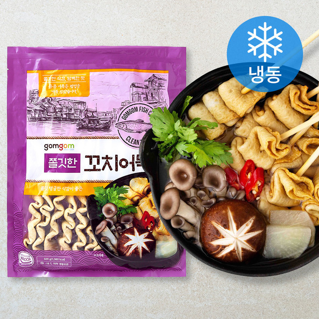 곰곰 쫄깃한 꼬치어묵 (냉동), 600g, 1개