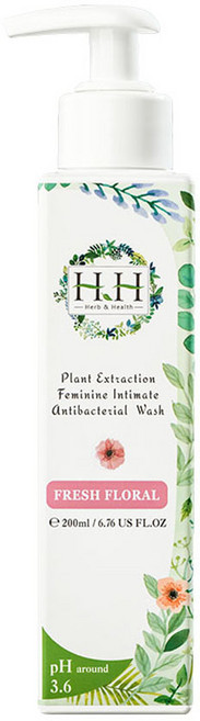 HH 草本新淨界 私密植萃抗菌潔淨露 清新花香, 200ml, 1瓶