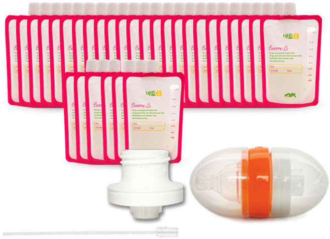 엠피엘 바로모 모유저장팩 심플세트 200ml, 30개입, 1개