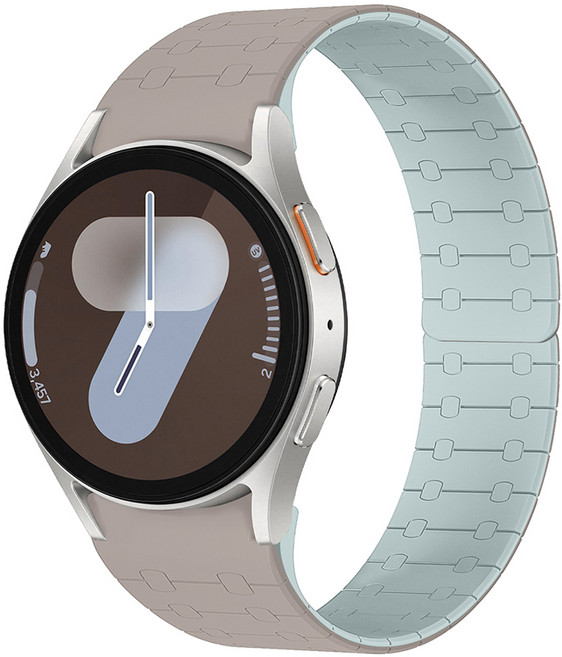 아이몰 갤럭시워치 초경량 에어핏 실리콘 마그네틱 스트랩, 그레이 블루, 1개