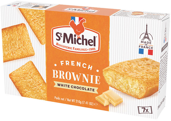 생미쉘 화이트 브라우니, 210g, 1개