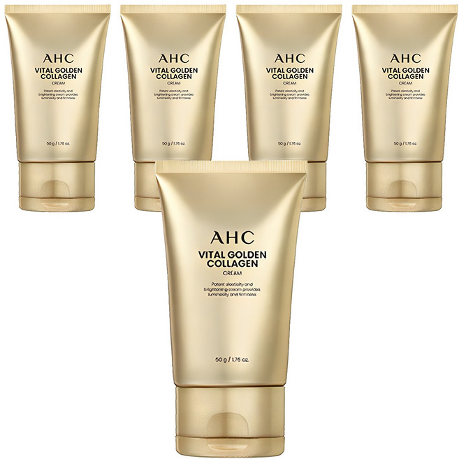 AHC 바이탈 골든 콜라겐 크림, 50g, 5개