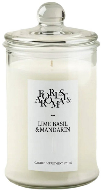 캔들백화점 포레스트 아로마 캔들, 라임바질&만다린, 750g, 1개