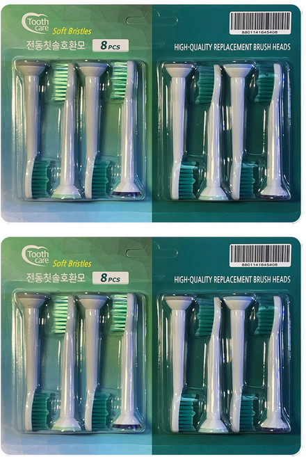 Toothcare 飛利浦電動牙刷用相容刷頭 成人用, 16個, 單一商品
