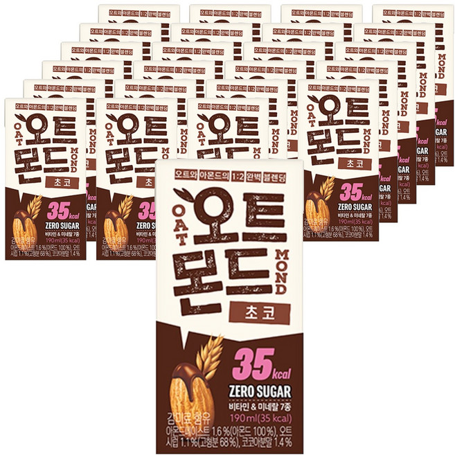 OAT MOND 巧克力, 190ml, 24個