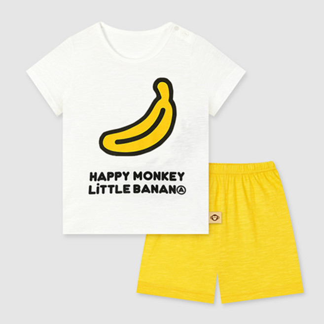 unifriend 兒童 Little Monkey 五分家居服套裝