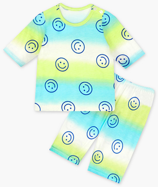 유니프랜드 아동용 스카이페이스 쿨레이온 7부 내의 상하의 세트