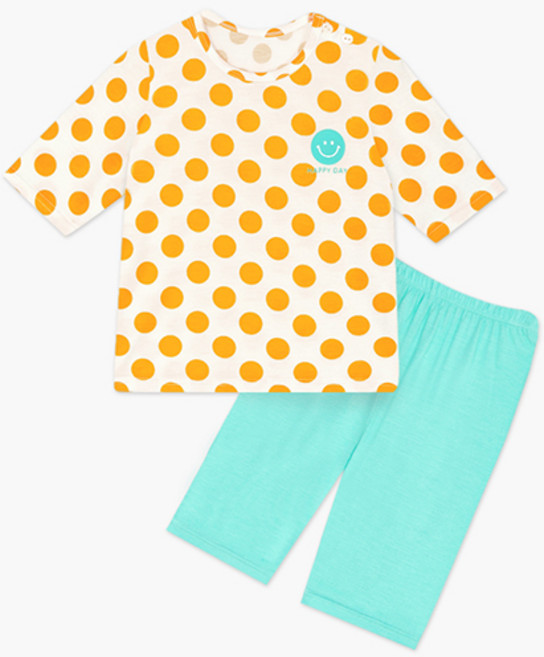 유니프랜드 아동용 젤리빈 쿨레이온 7부 내의 상하의 세트