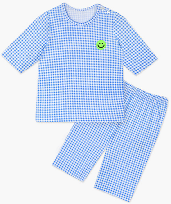 유니프랜드 아동용 캔디팝 쿨레이온 7부 내의 상하의 세트