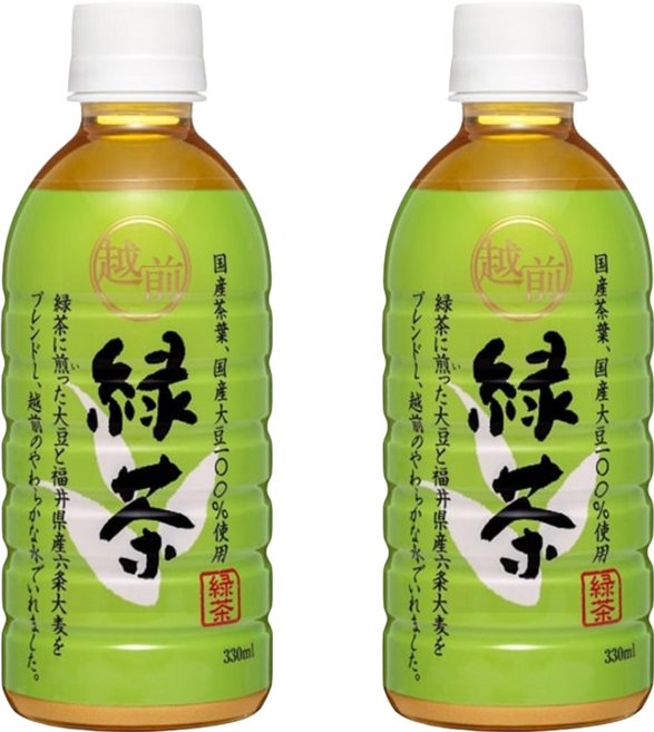 HiPEACE 盛田 越前無糖綠茶飲料, 330ml, 2個