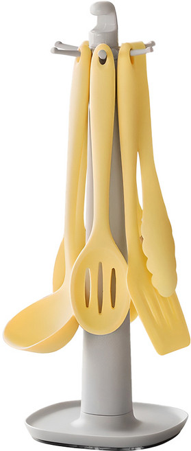 lilive 실리콘 조리도구 7종 세트, 버터옐로우, 1세트