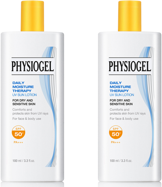 피지오겔 데일리 모이스쳐 테라피 유브이 썬 로션 SPF50+ PA+++, 100ml, 2개