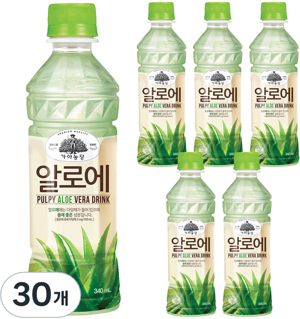 가야농장 알로에농장, 340ml, 30개