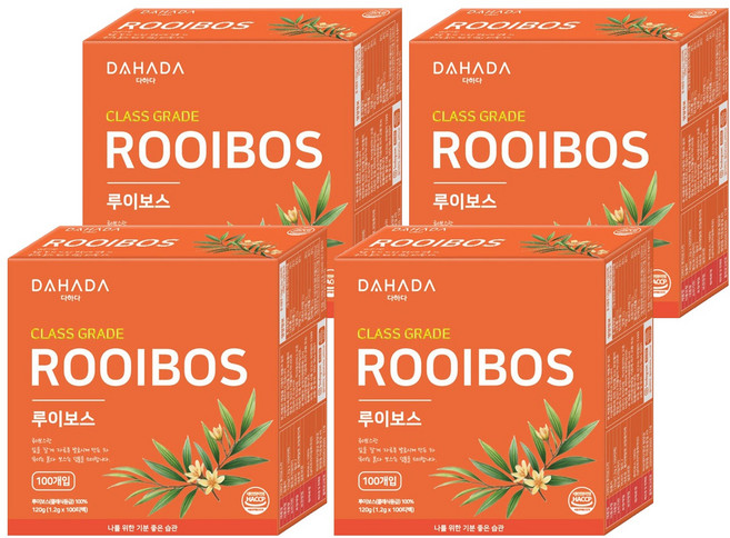 다하다 루이보스차, 1.2g, 100개입, 4개