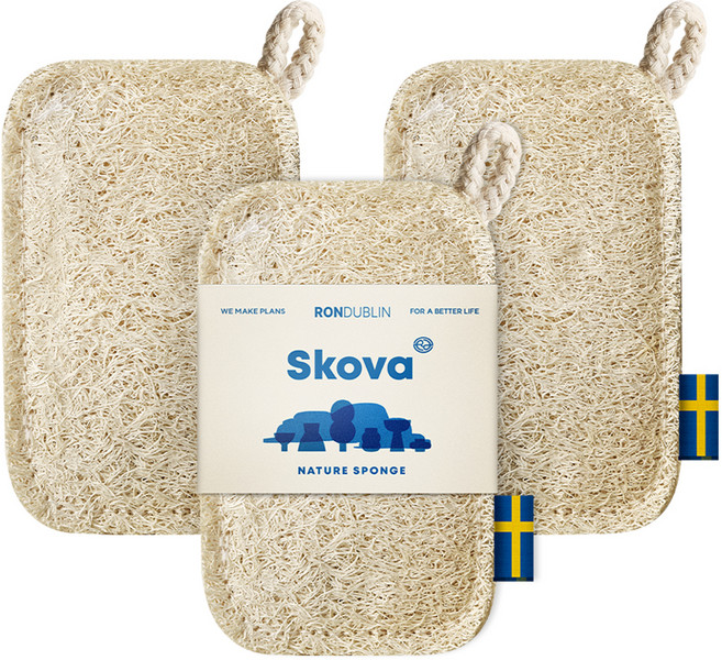 론더블린 스코바 네이처 수세미, 1개, 3개입