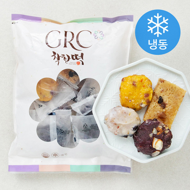 착한떡 찰떡 4종 패키지 540g (냉동), 45g, 12개입, 1세트