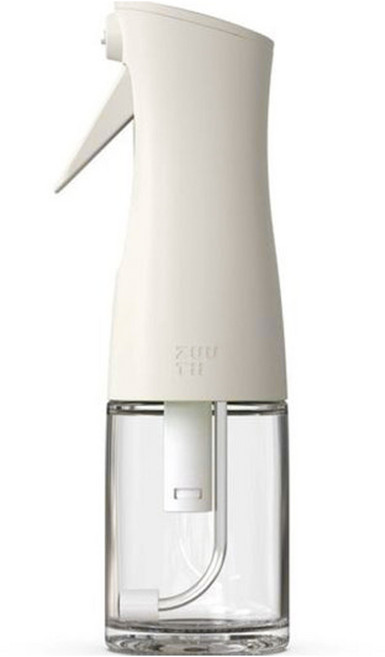 ZUUTii 按壓式噴霧油瓶 玻璃材質 食品級矽膠 ABS, 170ml, 1瓶