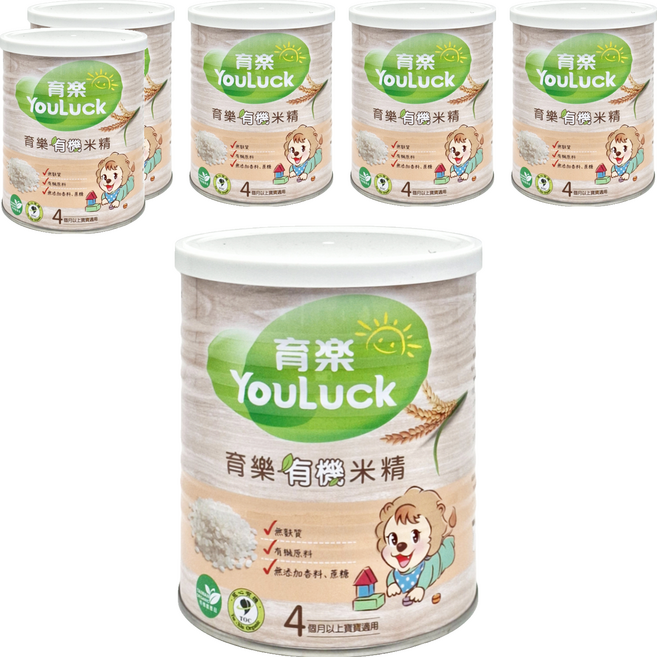 YouLuck 育樂 米精, 250g, 6罐