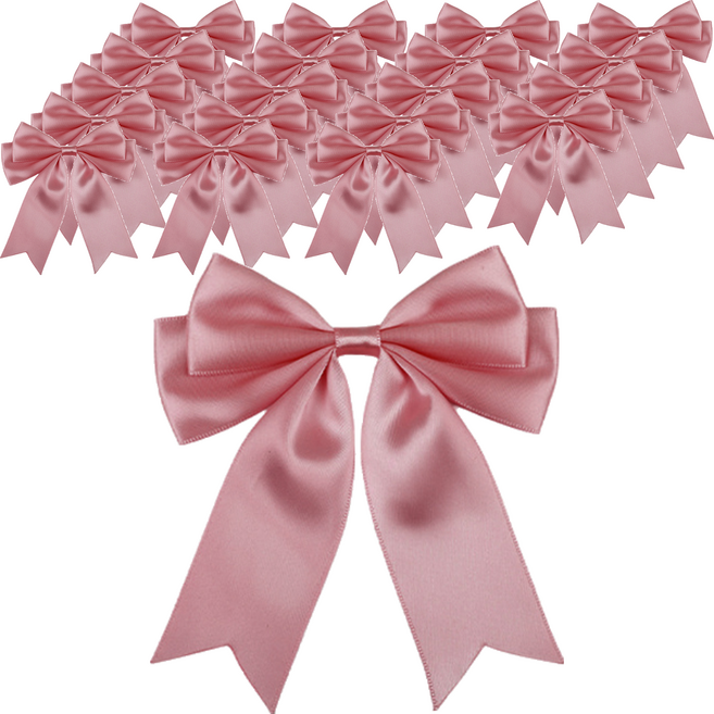 마켓감성 데코용 리본 액세서리, 핑크, 20개