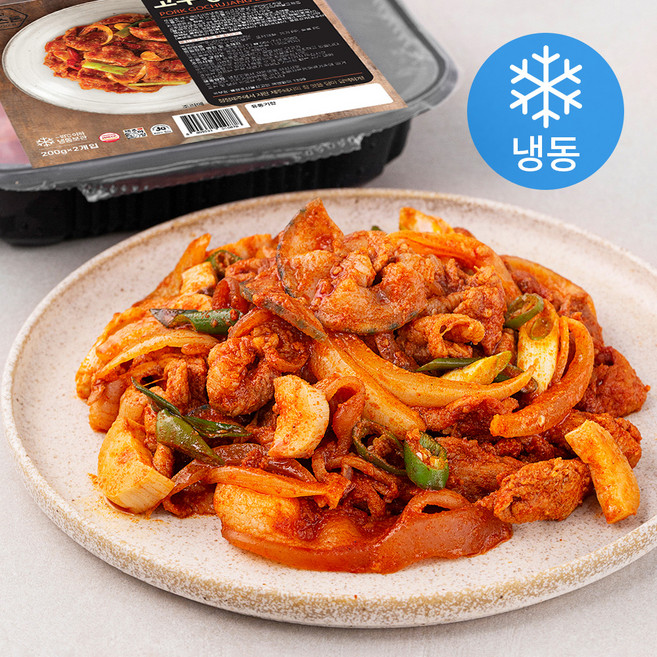 제이엠푸드 제주 흑돼지 백년초 고추장 불고기 (냉동), 2개입, 200g