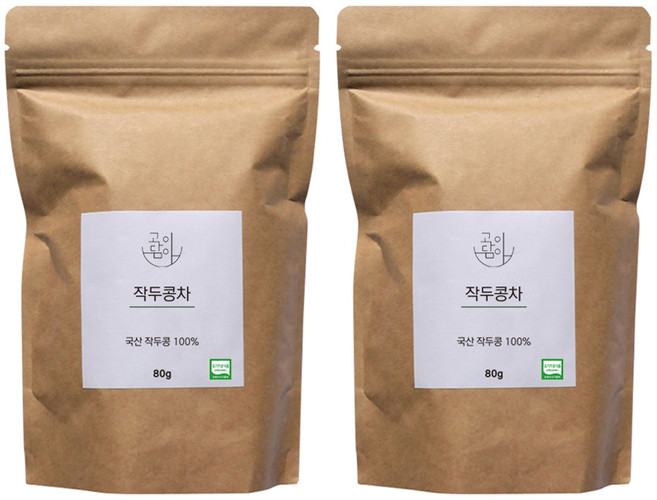 고이담아 유기농 작두콩차, 80g, 1개입, 2개