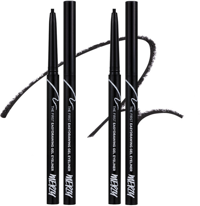 머지 더 퍼스트 이지드로잉 젤 아이라이너 0.14g, EG1 콘테, 2개