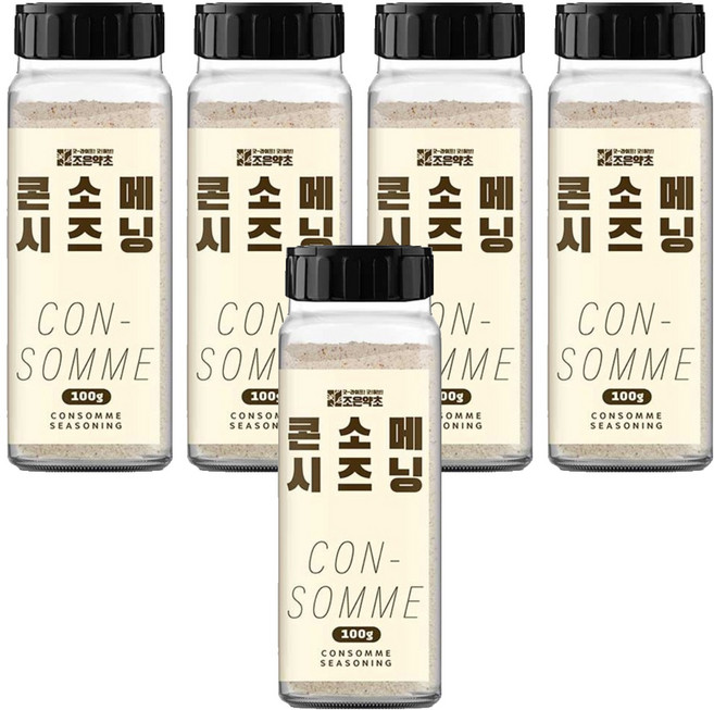 조은약초 콘소메 시즈닝, 5개, 100g