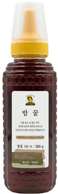 가가농장 국내산 밤꿀 튜브, 300g, 1개