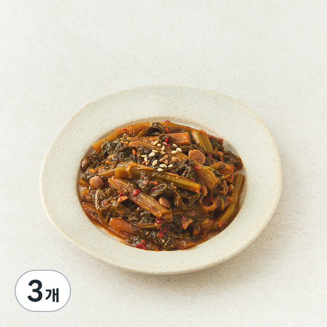 집반찬연구소 시래기 된장지짐, 90g, 3개