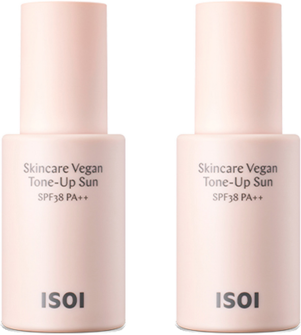 아이소이 스킨케어 비건 톤업 썬크림 SPF38 PA++, 40ml, 2개