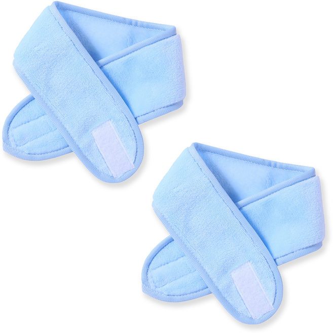 바코젤 부드러운 양면 세안 밴드, 스카이블루, 2개