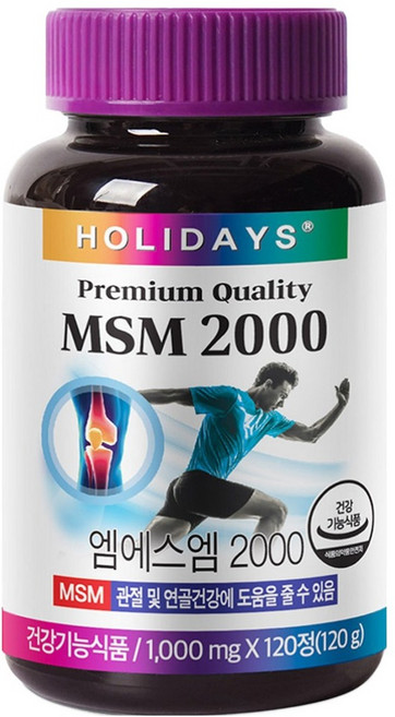 홀리데이즈 MSM 2000, 120정, 1개