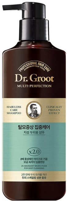 닥터그루트 멀티퍼펙션 탈모케어 지성 두피용 샴푸, 400ml, 1개