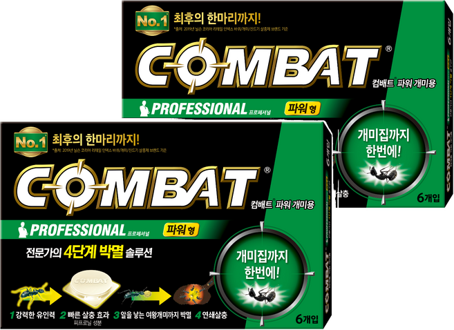 컴배트 개미용 베이트 파워형, 10.02g, 2개