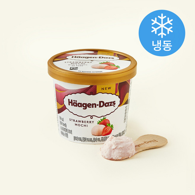 하겐다즈 미니컵 스트로베리 모찌 (냉동), 1개, 1개입, 100ml