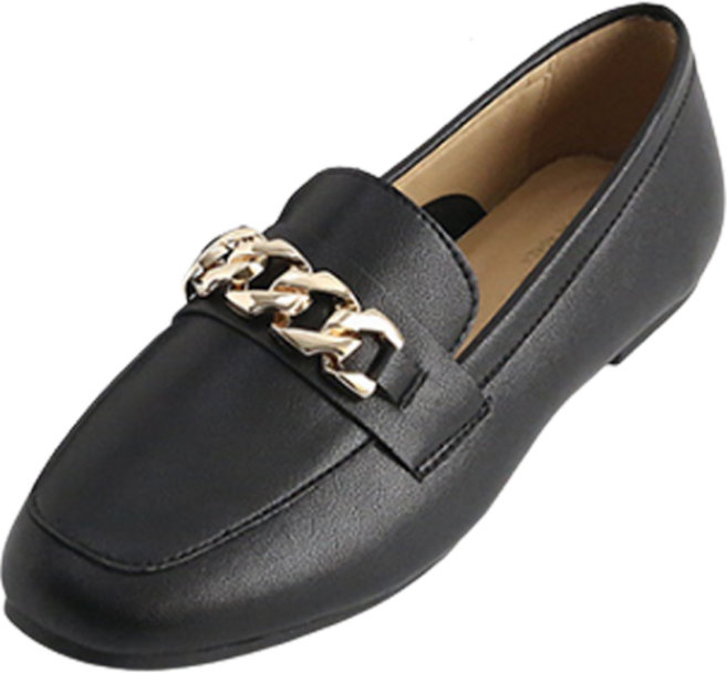 잭앤질 여성용 수제화 체인장식 로퍼 JA2149