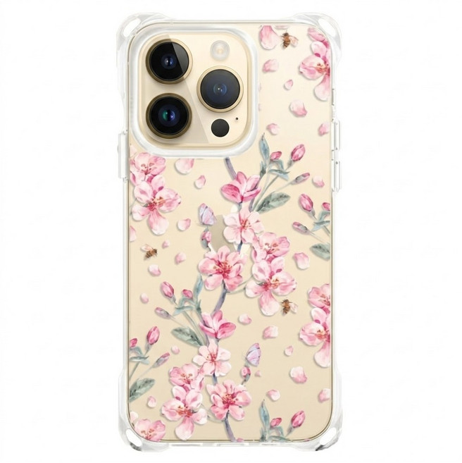 MOOTUN 沐盾 智慧型手機 四角掛繩 手機殼 iPhone 14 Pro TPU/PC 櫻花季