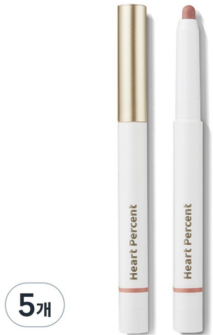 하트퍼센트 도트 온 무드 립펜슬 0.8g, 13베어립스, 5개